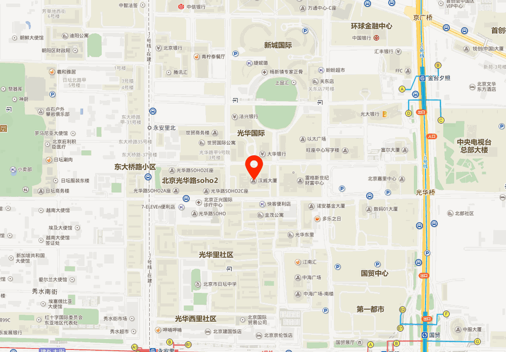 汉威大厦位置地图